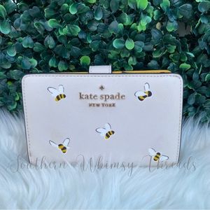 Kate Spade Bee Medium Compact Bifold Wallet